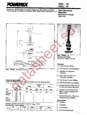 R6020825HSYA datasheet  